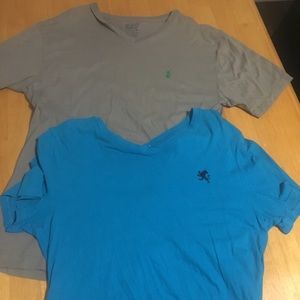Express and polo Ralph Lauren t shirts